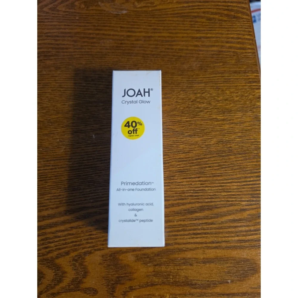 JOAH Crystal Glow Primedation Peptide-Infused Foundation MN060 Medium/Neutral